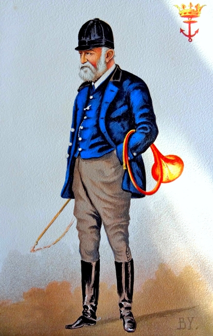 Le prince de Joinville - Don de A.-P. Baudesson à la Société de Vènerie